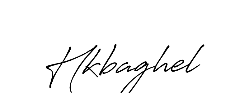 Design your own signature with our free online signature maker. With this signature software, you can create a handwritten (Antro_Vectra_Bolder) signature for name Hkbaghel. Hkbaghel signature style 7 images and pictures png