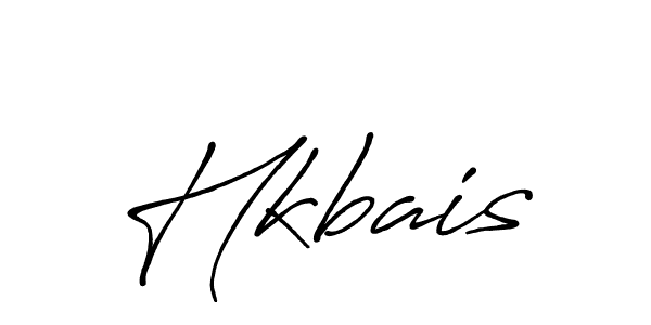 Use a signature maker to create a handwritten signature online. With this signature software, you can design (Antro_Vectra_Bolder) your own signature for name Hkbais. Hkbais signature style 7 images and pictures png