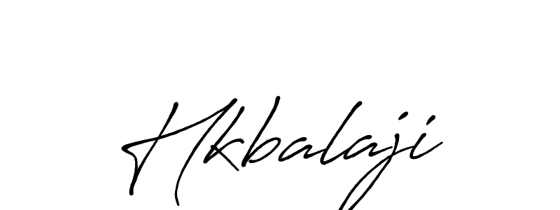 Hkbalaji stylish signature style. Best Handwritten Sign (Antro_Vectra_Bolder) for my name. Handwritten Signature Collection Ideas for my name Hkbalaji. Hkbalaji signature style 7 images and pictures png