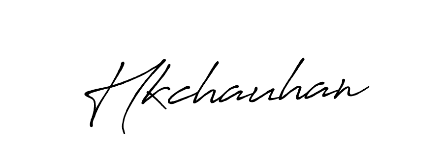 Also You can easily find your signature by using the search form. We will create Hkchauhan name handwritten signature images for you free of cost using Antro_Vectra_Bolder sign style. Hkchauhan signature style 7 images and pictures png