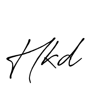 Use a signature maker to create a handwritten signature online. With this signature software, you can design (Antro_Vectra_Bolder) your own signature for name Hkd. Hkd signature style 7 images and pictures png