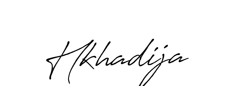 Design your own signature with our free online signature maker. With this signature software, you can create a handwritten (Antro_Vectra_Bolder) signature for name Hkhadija. Hkhadija signature style 7 images and pictures png