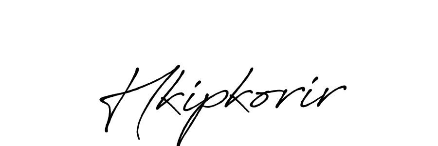 How to make Hkipkorir signature? Antro_Vectra_Bolder is a professional autograph style. Create handwritten signature for Hkipkorir name. Hkipkorir signature style 7 images and pictures png