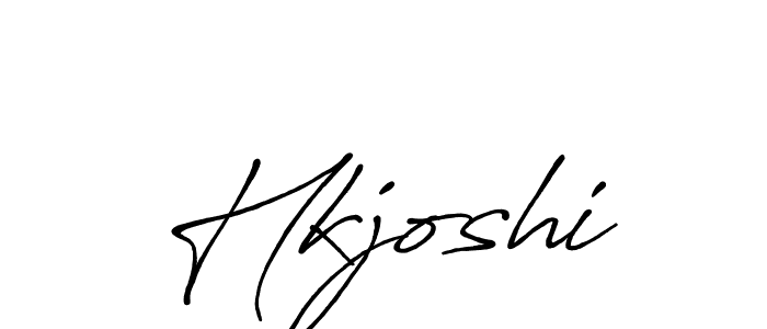 Hkjoshi stylish signature style. Best Handwritten Sign (Antro_Vectra_Bolder) for my name. Handwritten Signature Collection Ideas for my name Hkjoshi. Hkjoshi signature style 7 images and pictures png