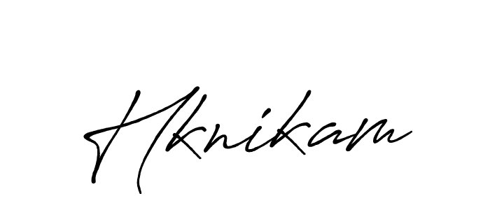 You should practise on your own different ways (Antro_Vectra_Bolder) to write your name (Hknikam) in signature. don't let someone else do it for you. Hknikam signature style 7 images and pictures png