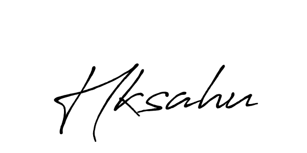 Make a beautiful signature design for name Hksahu. Use this online signature maker to create a handwritten signature for free. Hksahu signature style 7 images and pictures png