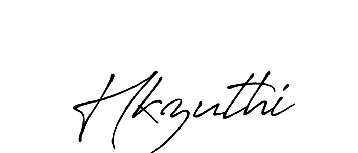 Make a beautiful signature design for name Hkzuthi. With this signature (Antro_Vectra_Bolder) style, you can create a handwritten signature for free. Hkzuthi signature style 7 images and pictures png