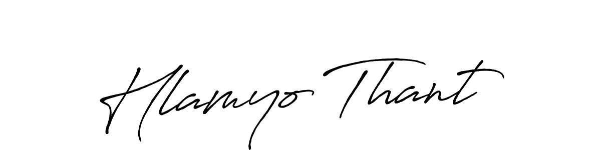 How to Draw Hlamyo Thant signature style? Antro_Vectra_Bolder is a latest design signature styles for name Hlamyo Thant. Hlamyo Thant signature style 7 images and pictures png