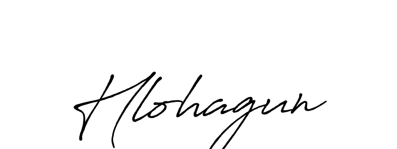 How to make Hlohagun signature? Antro_Vectra_Bolder is a professional autograph style. Create handwritten signature for Hlohagun name. Hlohagun signature style 7 images and pictures png