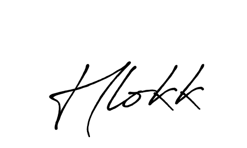 Design your own signature with our free online signature maker. With this signature software, you can create a handwritten (Antro_Vectra_Bolder) signature for name Hlokk. Hlokk signature style 7 images and pictures png