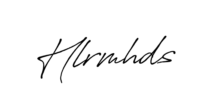 Design your own signature with our free online signature maker. With this signature software, you can create a handwritten (Antro_Vectra_Bolder) signature for name Hlrmhds. Hlrmhds signature style 7 images and pictures png