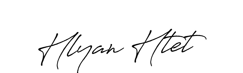 How to Draw Hlyan Htet signature style? Antro_Vectra_Bolder is a latest design signature styles for name Hlyan Htet. Hlyan Htet signature style 7 images and pictures png