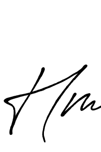 Hm stylish signature style. Best Handwritten Sign (Antro_Vectra_Bolder) for my name. Handwritten Signature Collection Ideas for my name Hm. Hm signature style 7 images and pictures png
