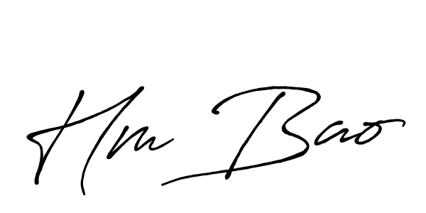 You should practise on your own different ways (Antro_Vectra_Bolder) to write your name (Hm Bao) in signature. don't let someone else do it for you. Hm Bao signature style 7 images and pictures png