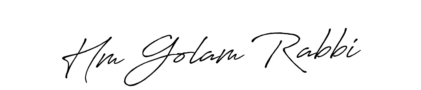 Once you've used our free online signature maker to create your best signature Antro_Vectra_Bolder style, it's time to enjoy all of the benefits that Hm Golam Rabbi name signing documents. Hm Golam Rabbi signature style 7 images and pictures png