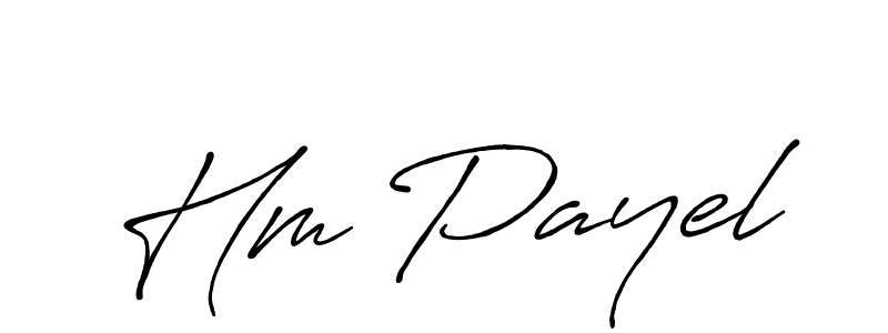 You should practise on your own different ways (Antro_Vectra_Bolder) to write your name (Hm Payel) in signature. don't let someone else do it for you. Hm Payel signature style 7 images and pictures png