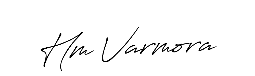 Here are the top 10 professional signature styles for the name Hm Varmora. These are the best autograph styles you can use for your name. Hm Varmora signature style 7 images and pictures png