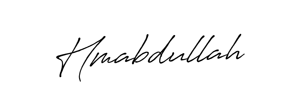 How to make Hmabdullah signature? Antro_Vectra_Bolder is a professional autograph style. Create handwritten signature for Hmabdullah name. Hmabdullah signature style 7 images and pictures png