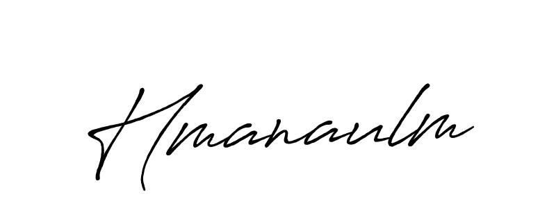 Also we have Hmanaulm name is the best signature style. Create professional handwritten signature collection using Antro_Vectra_Bolder autograph style. Hmanaulm signature style 7 images and pictures png