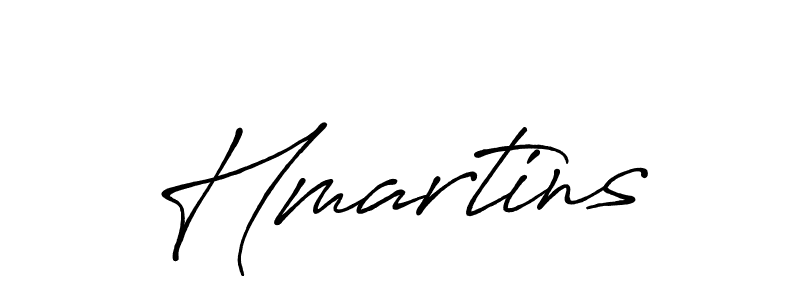 Make a beautiful signature design for name Hmartins. With this signature (Antro_Vectra_Bolder) style, you can create a handwritten signature for free. Hmartins signature style 7 images and pictures png