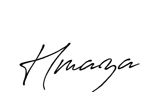 Hmaza stylish signature style. Best Handwritten Sign (Antro_Vectra_Bolder) for my name. Handwritten Signature Collection Ideas for my name Hmaza. Hmaza signature style 7 images and pictures png