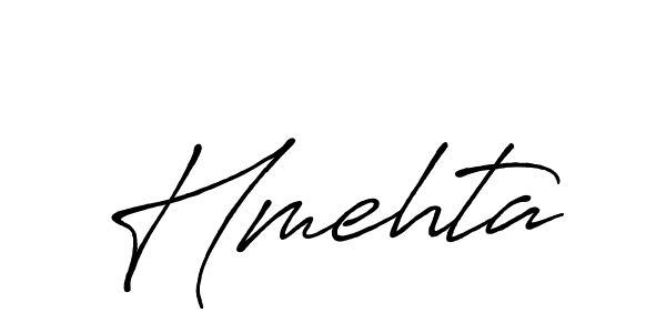 How to make Hmehta name signature. Use Antro_Vectra_Bolder style for creating short signs online. This is the latest handwritten sign. Hmehta signature style 7 images and pictures png