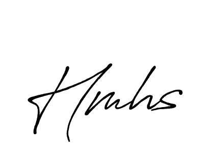 Similarly Antro_Vectra_Bolder is the best handwritten signature design. Signature creator online .You can use it as an online autograph creator for name Hmhs. Hmhs signature style 7 images and pictures png