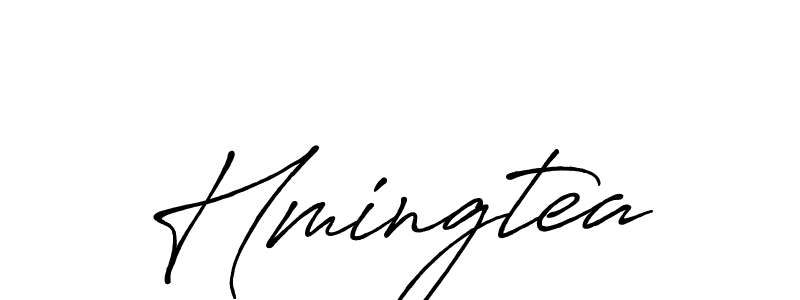 Design your own signature with our free online signature maker. With this signature software, you can create a handwritten (Antro_Vectra_Bolder) signature for name Hmingtea. Hmingtea signature style 7 images and pictures png