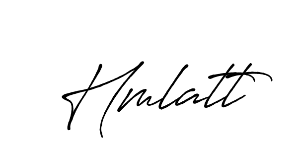 Also we have Hmlatt name is the best signature style. Create professional handwritten signature collection using Antro_Vectra_Bolder autograph style. Hmlatt signature style 7 images and pictures png