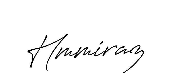 Create a beautiful signature design for name Hmmiraz. With this signature (Antro_Vectra_Bolder) fonts, you can make a handwritten signature for free. Hmmiraz signature style 7 images and pictures png