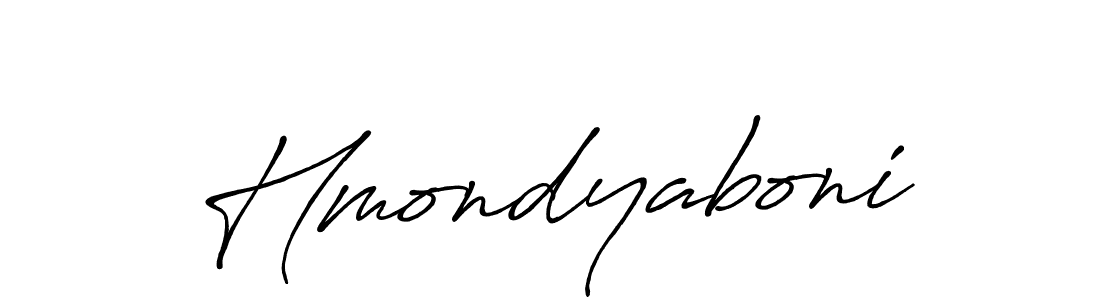 Also You can easily find your signature by using the search form. We will create Hmondyaboni name handwritten signature images for you free of cost using Antro_Vectra_Bolder sign style. Hmondyaboni signature style 7 images and pictures png