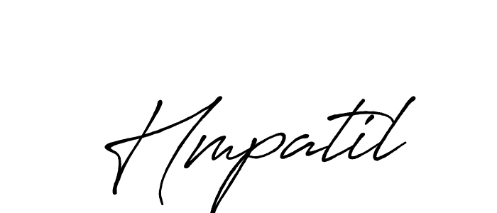 Also we have Hmpatil name is the best signature style. Create professional handwritten signature collection using Antro_Vectra_Bolder autograph style. Hmpatil signature style 7 images and pictures png