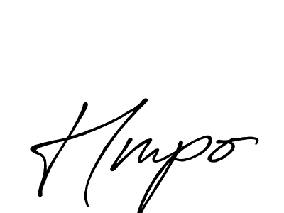 You should practise on your own different ways (Antro_Vectra_Bolder) to write your name (Hmpo) in signature. don't let someone else do it for you. Hmpo signature style 7 images and pictures png