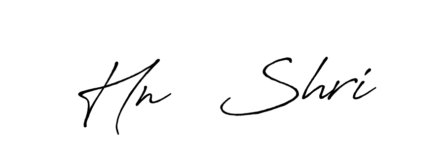 How to make Hn   Shri signature? Antro_Vectra_Bolder is a professional autograph style. Create handwritten signature for Hn   Shri name. Hn   Shri signature style 7 images and pictures png