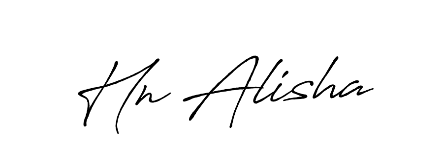 You can use this online signature creator to create a handwritten signature for the name Hn Alisha. This is the best online autograph maker. Hn Alisha signature style 7 images and pictures png