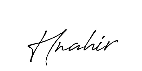 Also You can easily find your signature by using the search form. We will create Hnahir name handwritten signature images for you free of cost using Antro_Vectra_Bolder sign style. Hnahir signature style 7 images and pictures png