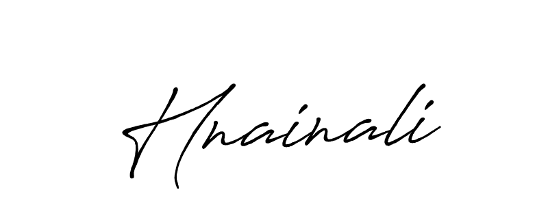 How to Draw Hnainali signature style? Antro_Vectra_Bolder is a latest design signature styles for name Hnainali. Hnainali signature style 7 images and pictures png