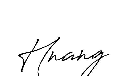 The best way (Antro_Vectra_Bolder) to make a short signature is to pick only two or three words in your name. The name Hnang include a total of six letters. For converting this name. Hnang signature style 7 images and pictures png