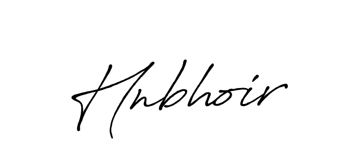 How to make Hnbhoir signature? Antro_Vectra_Bolder is a professional autograph style. Create handwritten signature for Hnbhoir name. Hnbhoir signature style 7 images and pictures png
