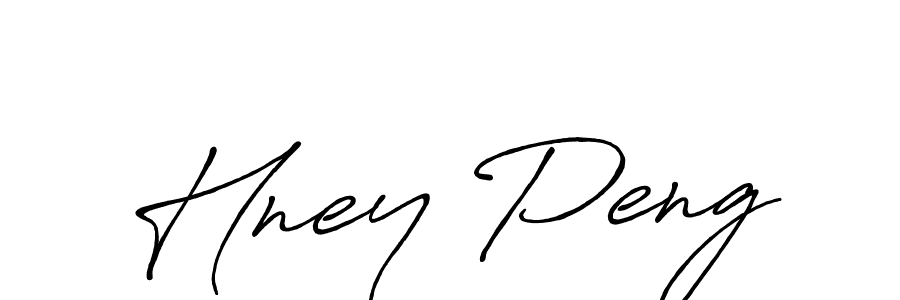if you are searching for the best signature style for your name Hney Peng. so please give up your signature search. here we have designed multiple signature styles  using Antro_Vectra_Bolder. Hney Peng signature style 7 images and pictures png