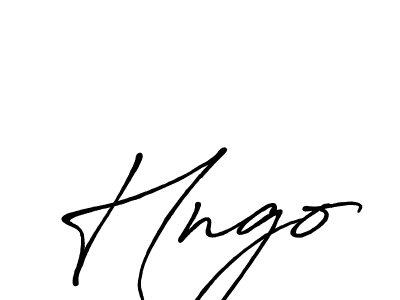 Design your own signature with our free online signature maker. With this signature software, you can create a handwritten (Antro_Vectra_Bolder) signature for name Hngo. Hngo signature style 7 images and pictures png