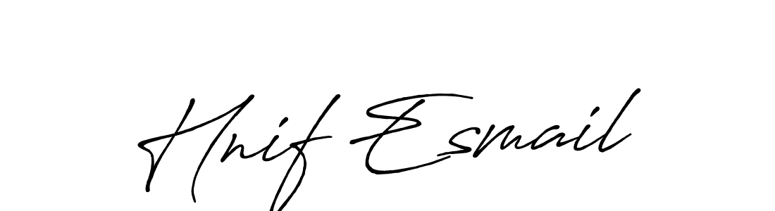 You can use this online signature creator to create a handwritten signature for the name Hnif Esmail. This is the best online autograph maker. Hnif Esmail signature style 7 images and pictures png