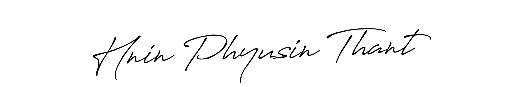 The best way (Antro_Vectra_Bolder) to make a short signature is to pick only two or three words in your name. The name Hnin Phyusin Thant include a total of six letters. For converting this name. Hnin Phyusin Thant signature style 7 images and pictures png