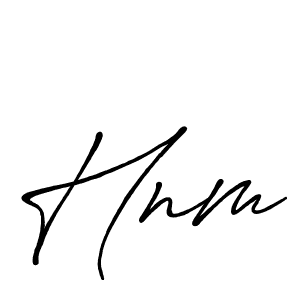 Make a beautiful signature design for name Hnm. Use this online signature maker to create a handwritten signature for free. Hnm signature style 7 images and pictures png