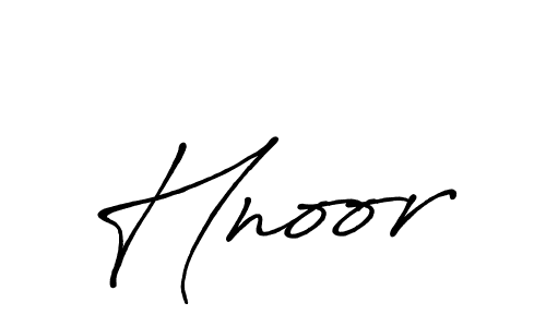 How to make Hnoor name signature. Use Antro_Vectra_Bolder style for creating short signs online. This is the latest handwritten sign. Hnoor signature style 7 images and pictures png