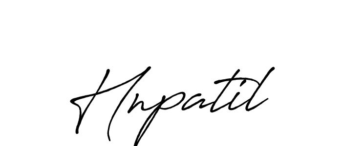 Design your own signature with our free online signature maker. With this signature software, you can create a handwritten (Antro_Vectra_Bolder) signature for name Hnpatil. Hnpatil signature style 7 images and pictures png