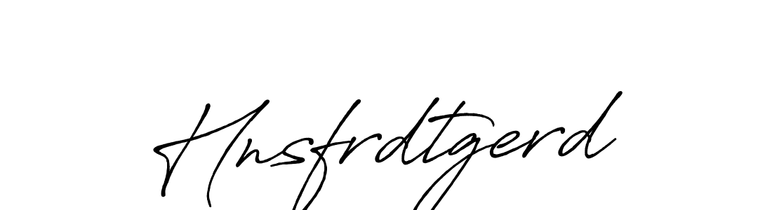 How to make Hnsfrdtgerd signature? Antro_Vectra_Bolder is a professional autograph style. Create handwritten signature for Hnsfrdtgerd name. Hnsfrdtgerd signature style 7 images and pictures png