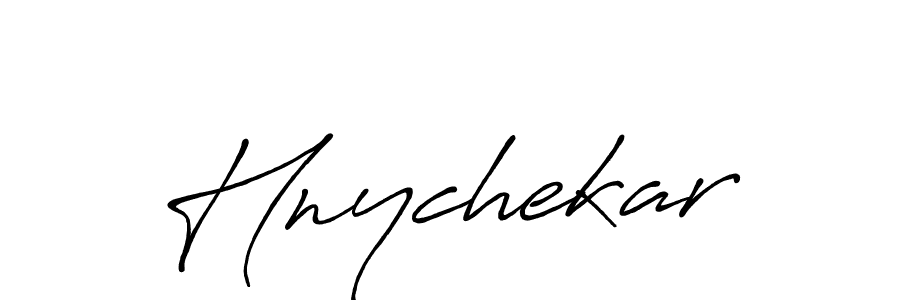 Also You can easily find your signature by using the search form. We will create Hnychekar name handwritten signature images for you free of cost using Antro_Vectra_Bolder sign style. Hnychekar signature style 7 images and pictures png