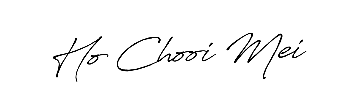 You should practise on your own different ways (Antro_Vectra_Bolder) to write your name (Ho Chooi Mei) in signature. don't let someone else do it for you. Ho Chooi Mei signature style 7 images and pictures png