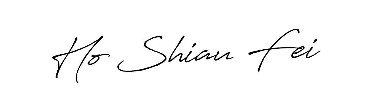 You should practise on your own different ways (Antro_Vectra_Bolder) to write your name (Ho Shiau Fei) in signature. don't let someone else do it for you. Ho Shiau Fei signature style 7 images and pictures png